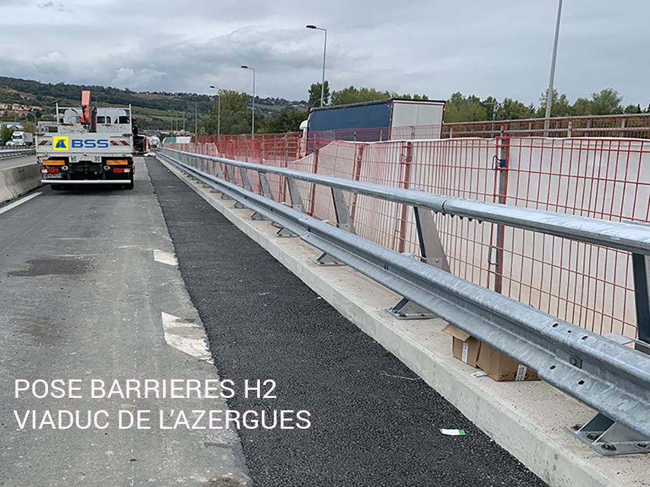 BARRIERES H2 VIADUC DE L'AZERGUES